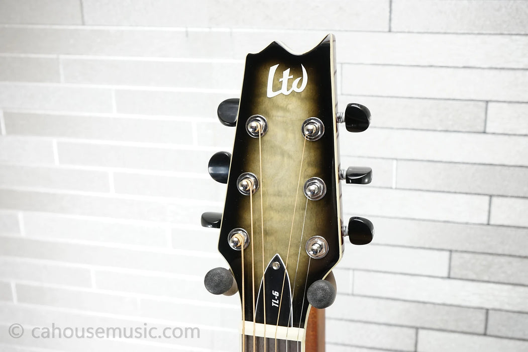 ESP LTD TL-6 QM- Charcoal Burst