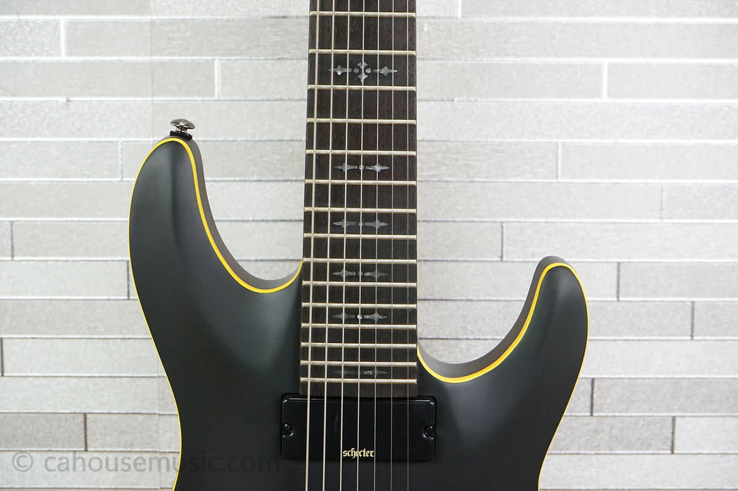 Schecter Demon-7 - Aged Black Satin