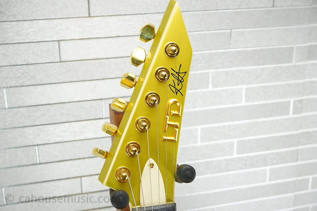 ESP LTD KH-V Kirk Hammett Signature - Metallic Gold