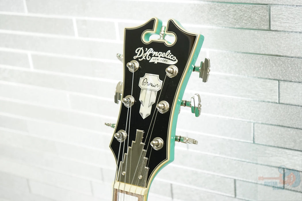 D'Angelico Premier DC Semi-Hollow Double Cutaway - Surf Green