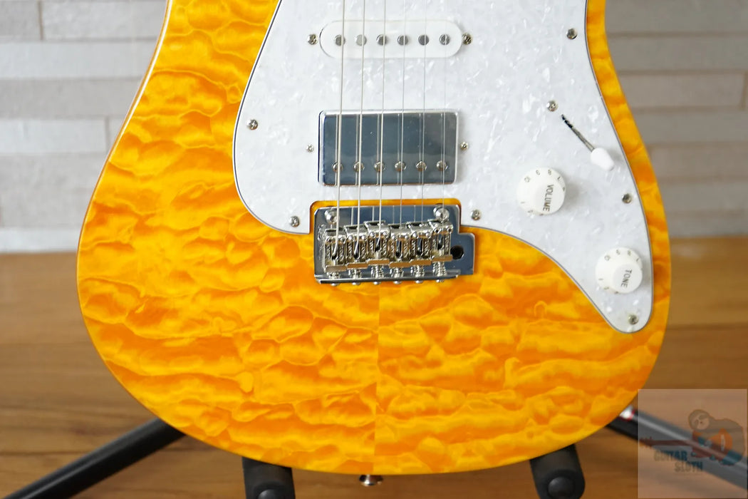 Tagima Stella DW Electric Guitar - Transparent Orange