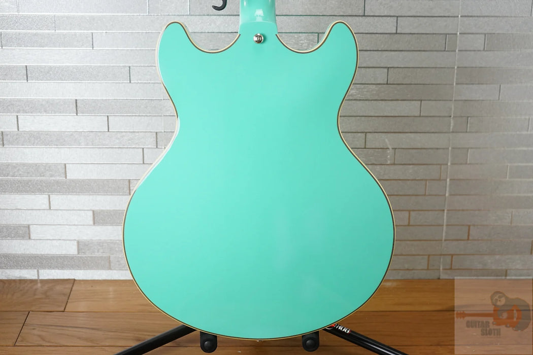 D'Angelico Premier DC Semi-Hollow Double Cutaway - Surf Green