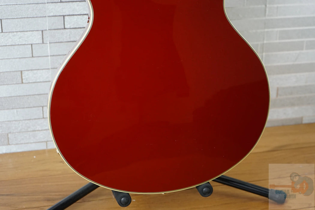 D'Angelico Premier DC Semi-Hollow Double Cutaway - Burnt Red