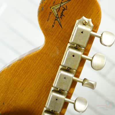 Fender Custom Shop 2025 LTD Roasted Bighead 1966 Stratocaster Super Heavy Relic - Aged Black