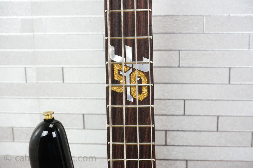 Spector Ian Hill Signature 50th Anniversary Euro 4 LX - Solid Black