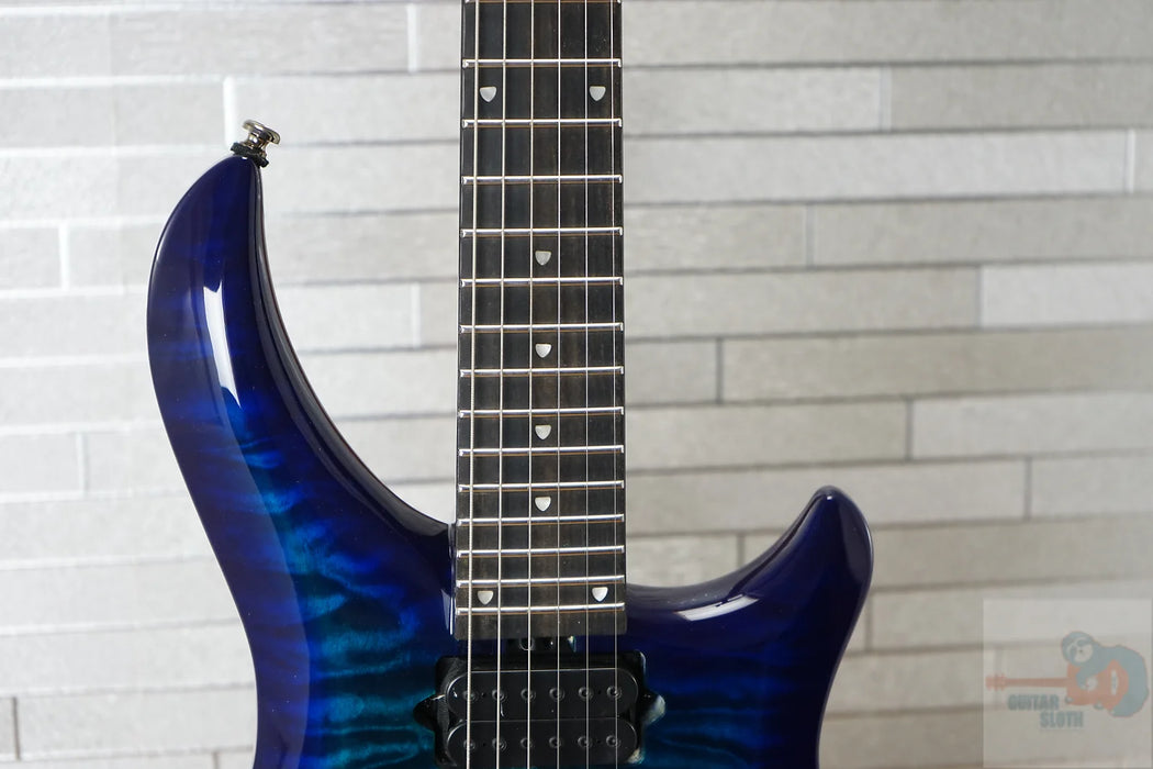 Sterling MAJ200X QM John Petrucci Signature Majesty DiMarzio - Cerulean Paradise