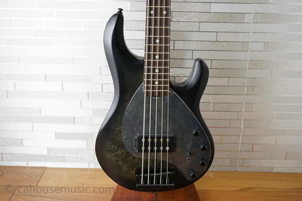 Sterling StingRay Ray35PB - Trans Black Satin