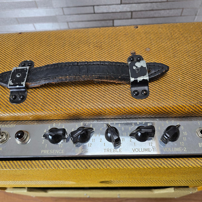 1955 Fender Bassman 5D6-A Narrow Panel 40-Watt 4x10" - Tweed