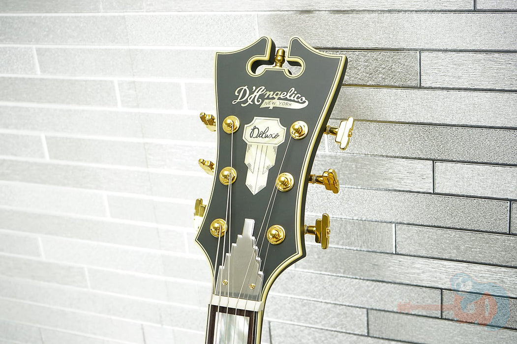 D'Angelico Deluxe EXL-1 Hollow Body Archtop - Matte Midnight