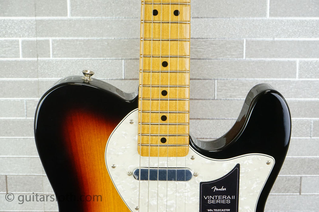 Fender Vintera II '60s Telecaster Thinline with Maple Fretboard - 3-Color Sunburst