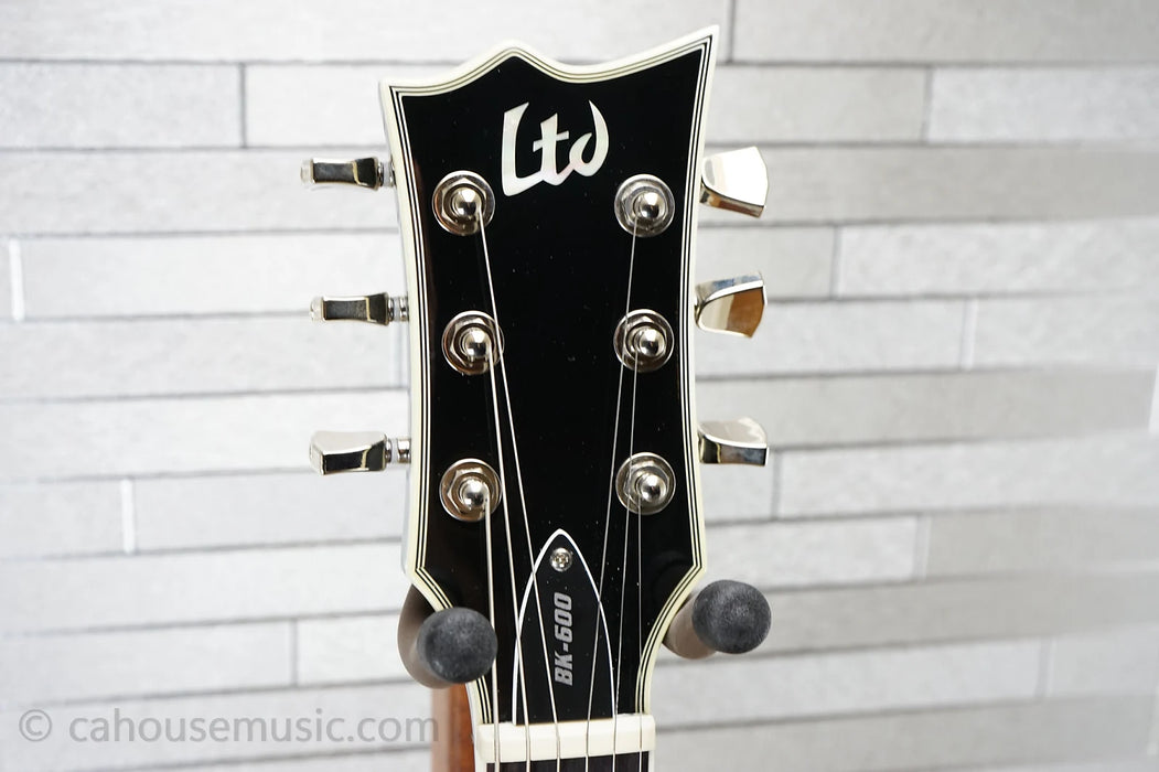 ESP LTD BK-600 Bill Kelliher Signature - Vintage Silver Sunburst