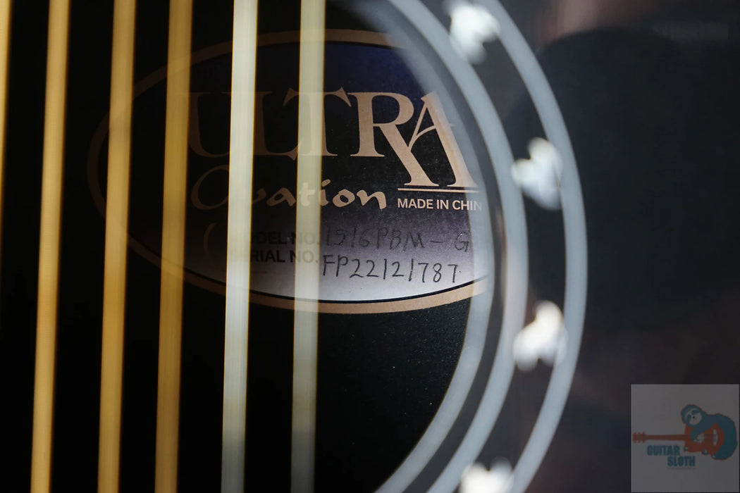 Ovation 1516 Pro Series Ultra Mid-Depth Non-Cutaway - Pitch Black