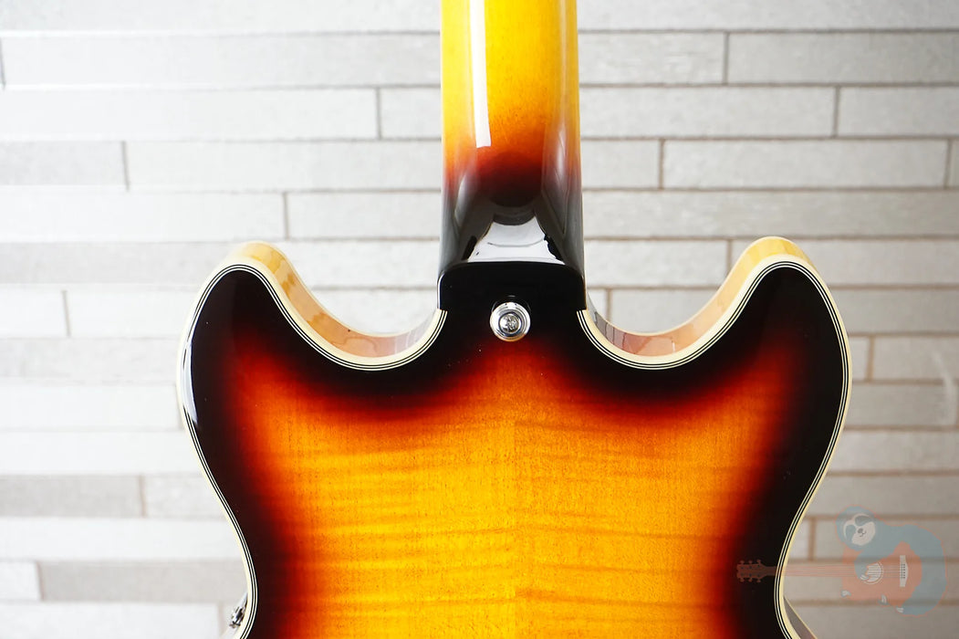 D'Angelico Premier Mini DC with Pau Ferro Fretboard - Dark Iced Tea Burst