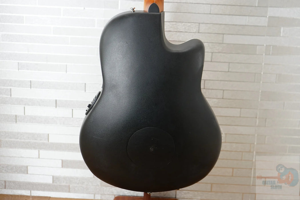 Ovation CE44LX-1R-G Celebrity Series Elite Plus Mid-Depth Left-Handed Acoustic-Electric Guitar Ruby Burst