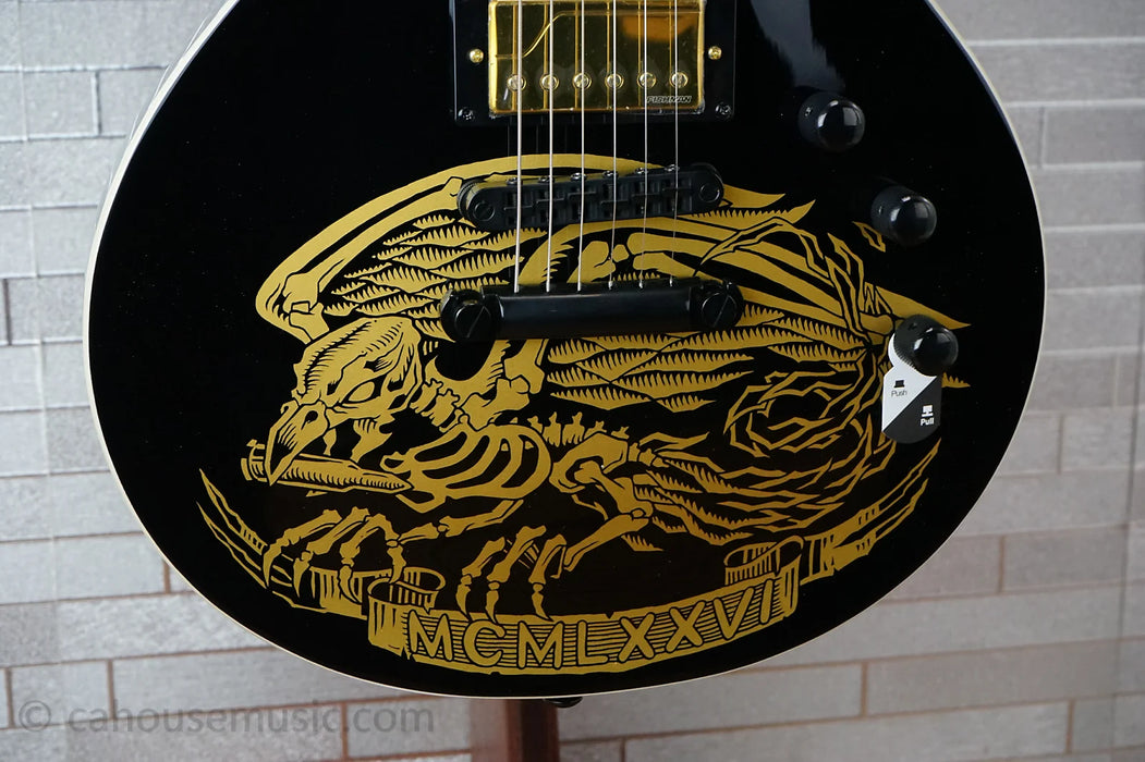ESP LTD WA-Warbird Will Adler Signature - Black with Gold Graphic