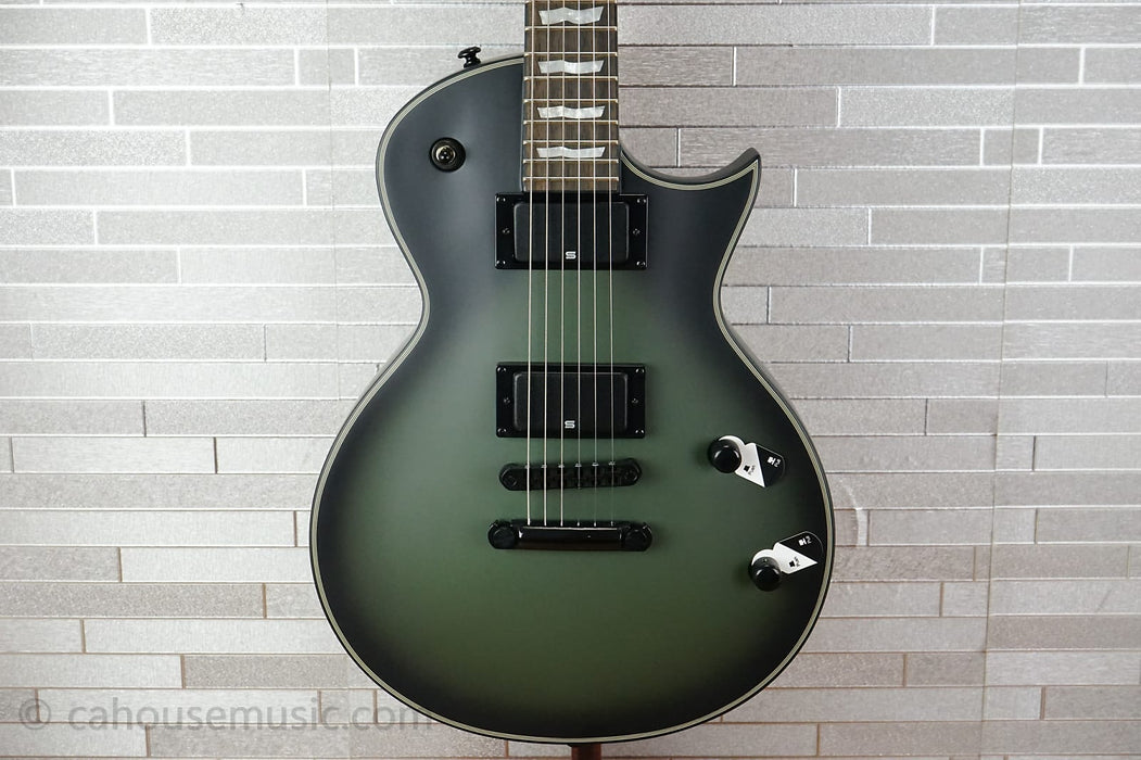 ESP LTD BK-600 Bill Kelliher Signature - Military Green Sunburst Satin