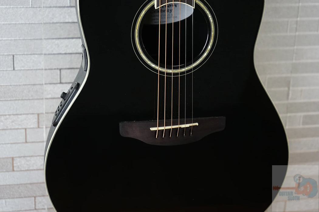 Ovation CS24-5-G E-Acoustic Guitar Celebrity Standard Mid Cutaway - Black