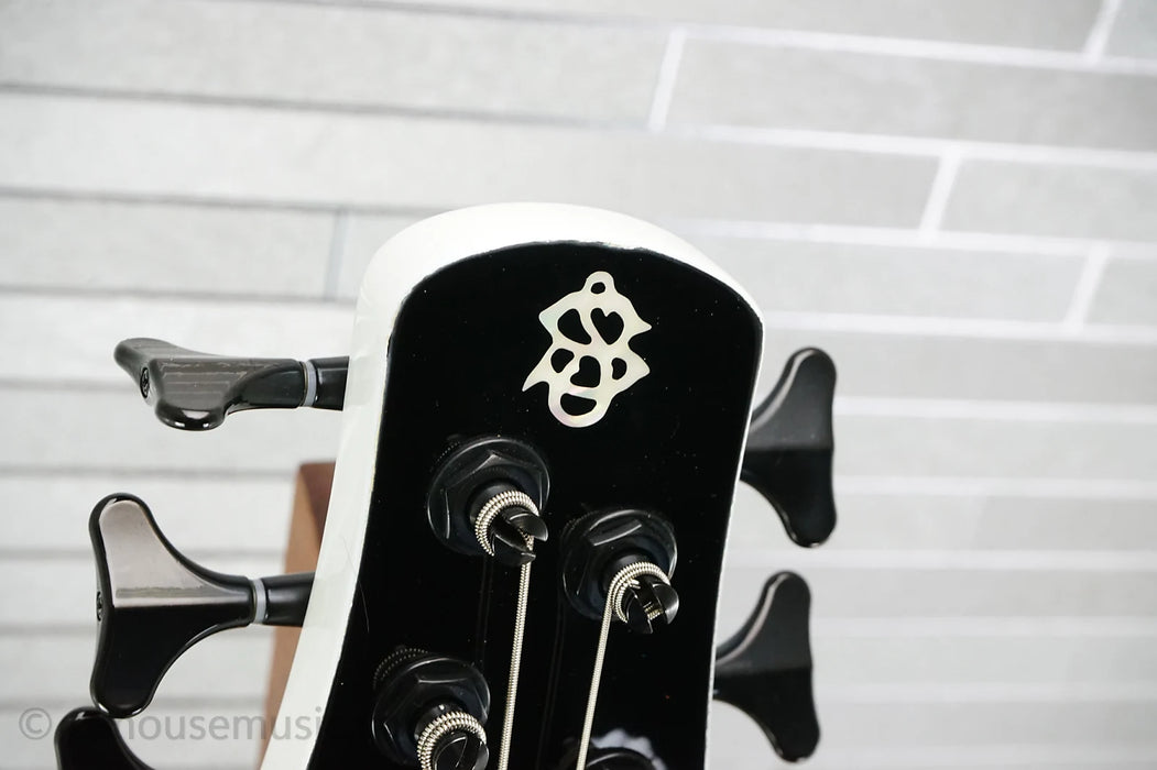 Spector NS Dimension 5 - White Sparkle Gloss