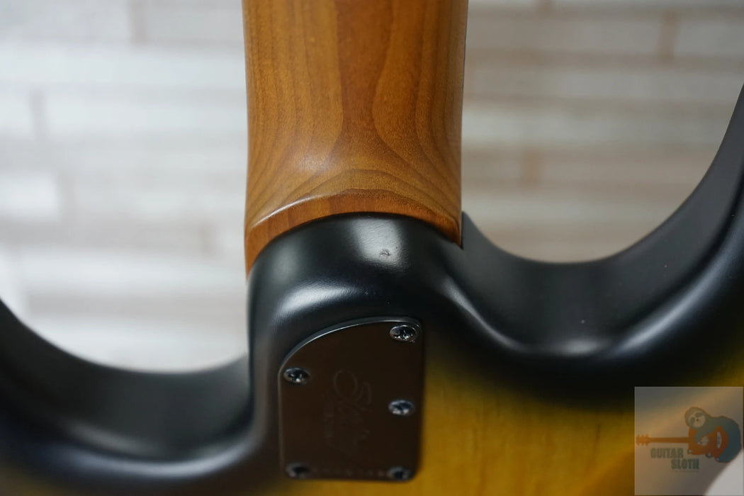 Sterling Jason Richardson 6 Signature Cutlass - Natural Poplar Burst - With Gig Bag