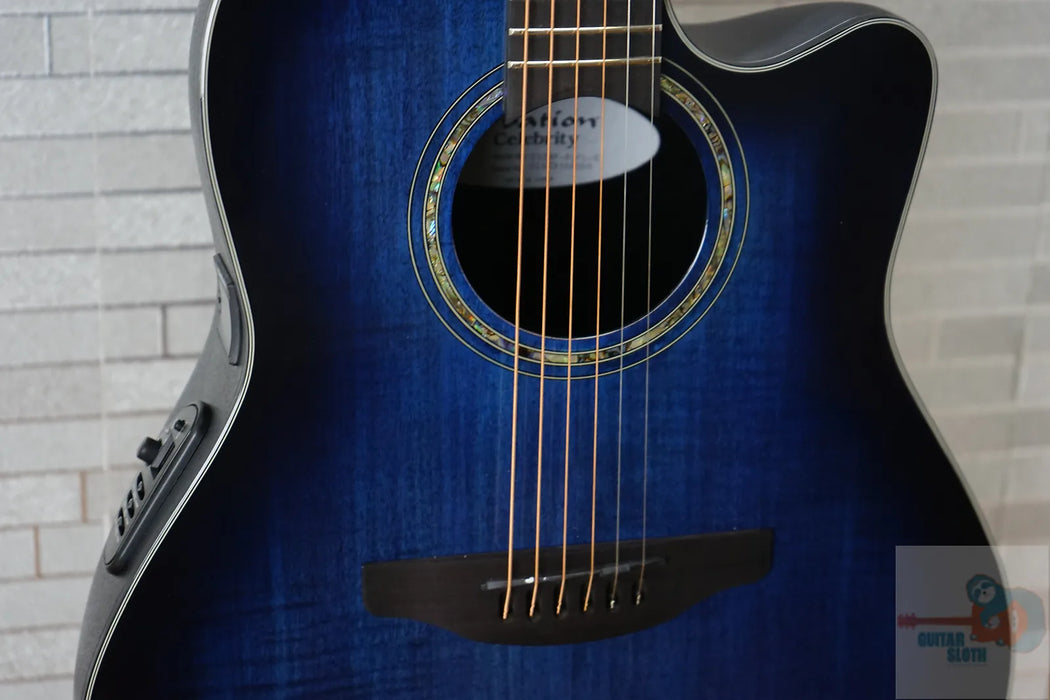 Ovation CS24P-BLFL-G Celebrity Plus - Electric Acoustic Guitar