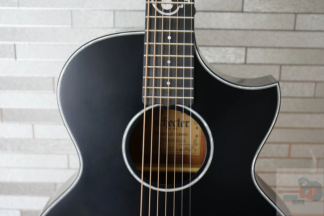 Schecter Regulo Caro-7 Acoustic - Satin Black